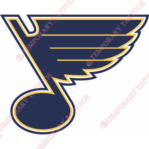 St.Louis Blues Customize Temporary Tattoos Stickers NO.324